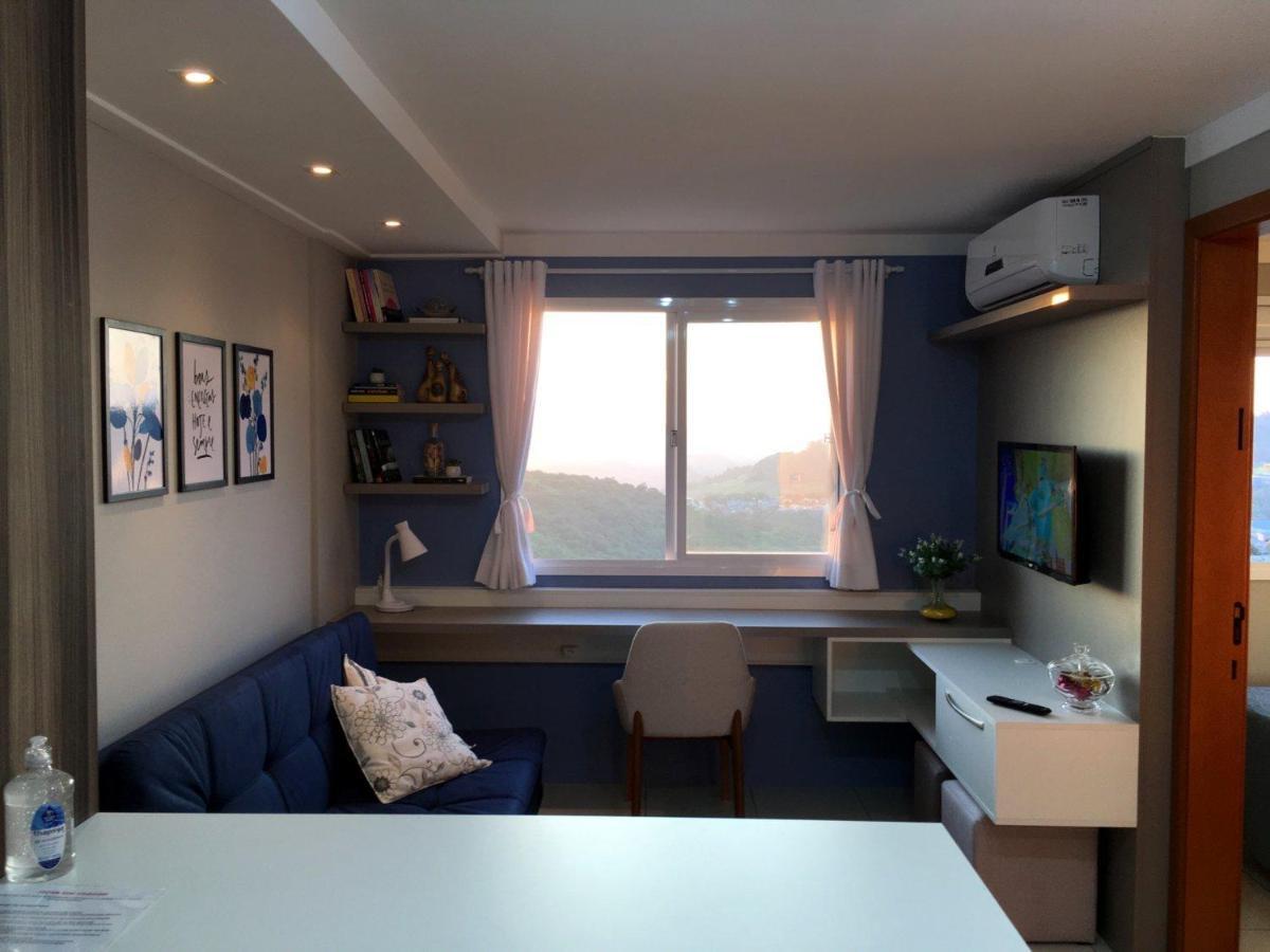 Apartamento aconchegante com vista para o vale dos vinhedos Bento Goncalves Bagian luar foto